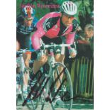 Steffen Wesemann signed 6x4 inch Team Telekom cycling colour promo photo.