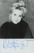 Felicity Kendal, CBE signed Black and White Photo5.5x3.5 Inch. Is an English actress, working