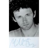 Michael Sheen signed Black and White Photo 5.5x3.5 Inch. Is a Welsh actor. After training at