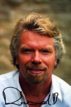 Richard Branson signed colour photo 7x5 inch approx. Good Condition. All autographs come with a