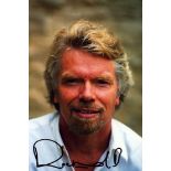 Richard Branson signed colour photo 7x5 inch approx. Good Condition. All autographs come with a