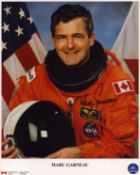 Marc Garneau signed NASA colour photo 10x8 inch approx. Good Condition. All autographs come with a