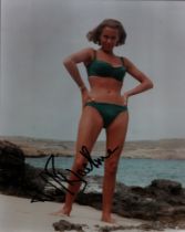 Honor Blackman (1925-2020), actress. She is best remembered for the roles of Cathy Gale in The