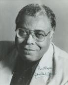 James Earl Jones signed 10x8 inch black and white photo. Good Condition. All autographs come with