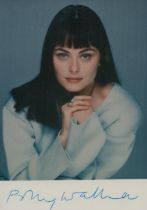 Polly Walker signed Colour Photo 5x3.5 Inch. Is an English actress. Good Condition. All autographs