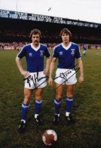 Football Autographed IPSWICH TOWN 12 x 8 Photo : Col, depicting Ipswich Town's Dutch