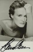 Glenn Close signed Black and White Photo 6x4 Inch. Is an American actress. In a career spanning over