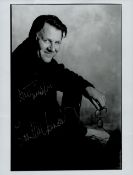 Tom Wilkinson, OBE signed Black and White Photo 8.5x6.5 Inch. Was an English actor. Good