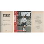 Jimmy Greaves, MBE signed Hardback Book Dust Jacket 'Greavsie The Autobiography' First Published