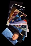 Space Collection of 10 signed photos including names of Reinhold Ewald, Felix Baumgartner, Claude
