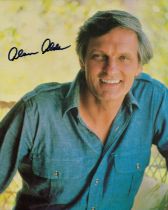 Alan Alda signed Colour Photo 10x8 Inch. Is an American actor, author, screenwriter, podcast host