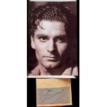 Laurence Olivier clipped signature with unsigned black and white photo. Good Condition. All