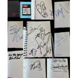 1980's sport and entertainment autograph book collection. Includes John Conteh, Henry Cooper,