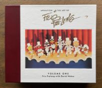 Friz Freleng signed Animation - the art of Friz Freleng volume 1 hardback books in presentation