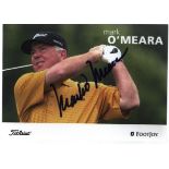 Mark O'Meara British Open Winner 1998 Signed Titleist Golf Promo Photo. Good Condition. All