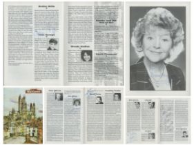 Multi signed Dora Bryan, Ann Emery, Howell Evans Programme plus others. The Marlowe Theatre
