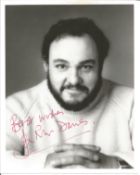 John Rhys Davies signed 10x8 inch black and white photo with accompanying TLS dated May 15, 1989.