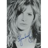 Kyra Sedgwick signed Black and White Photo 7x5 Inch. Is an American film and television actress.