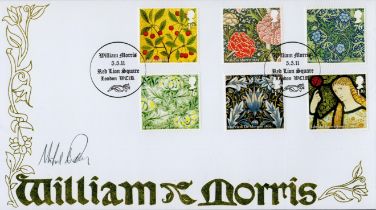 Michael Parry Signed William and Morris FDC May 2011. Good Condition. All autographs come with a