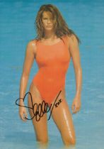 Elle Macpherson signed Colour Post Card Approx. 8.25x6 Inch. Is an Australian model,