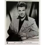 Paul Picerni signed 10x8inch black and white photo. American actor. Good Condition. All autographs