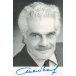Omar Sharif signed 6x4 inch black and white photo. Good Condition. All autographs come with a