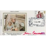 Dame Barbara Cartland signed FDC. Famous Authors Mill o the Floss by George Eliot. Single postmarked