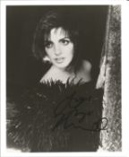 Liza Minnelli signed 10x8 inch black and white photo dedicated. Good Condition. All autographs