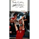 John Mcgovern Signed Card With Nottingham Forest Photo. Good Condition. All autographs come with a