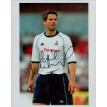 Jamie Redknapp signed 10x8 Inch. Is an English former professional footballer who was active from