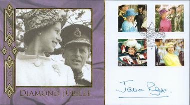 Lady Jane Rayne signed Diamond Jubilee FDC. 31st May 2012 London. Good Condition. All autographs