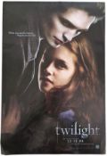 Twilight signed 17x11.5 inch movie poster signed by Robert Pattinson. Good Condition. All autographs