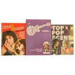 3 x Collection of Unsigned Hardback books David Essex Annual 1976. The Monkees Annual. Top Pop