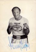 Henry Cooper signed 6x4 inch black and white photo. Good Condition. All autographs come with a