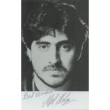 Alfred Molina signed Black and White Photo 5.5x3.5 Inch. Is a British actor. Good Condition. All