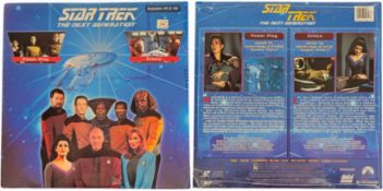 Star Trek Next Generation Episode 115 and 116: Power Play and Ethics on laserdisc. Good Condition.