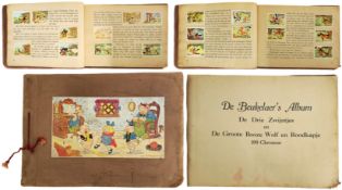 De Beukelaer Complete album with stuck in colour picture cards from Walt Disney's Three Little Pigs,