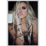 Ashley Roberts signed Colour Photo Approx. 8x5.5 Inch. Is an American singer, dancer, and media