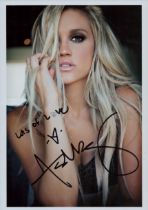 Ashley Roberts signed Colour Photo Approx. 8x5.5 Inch. Is an American singer, dancer, and media