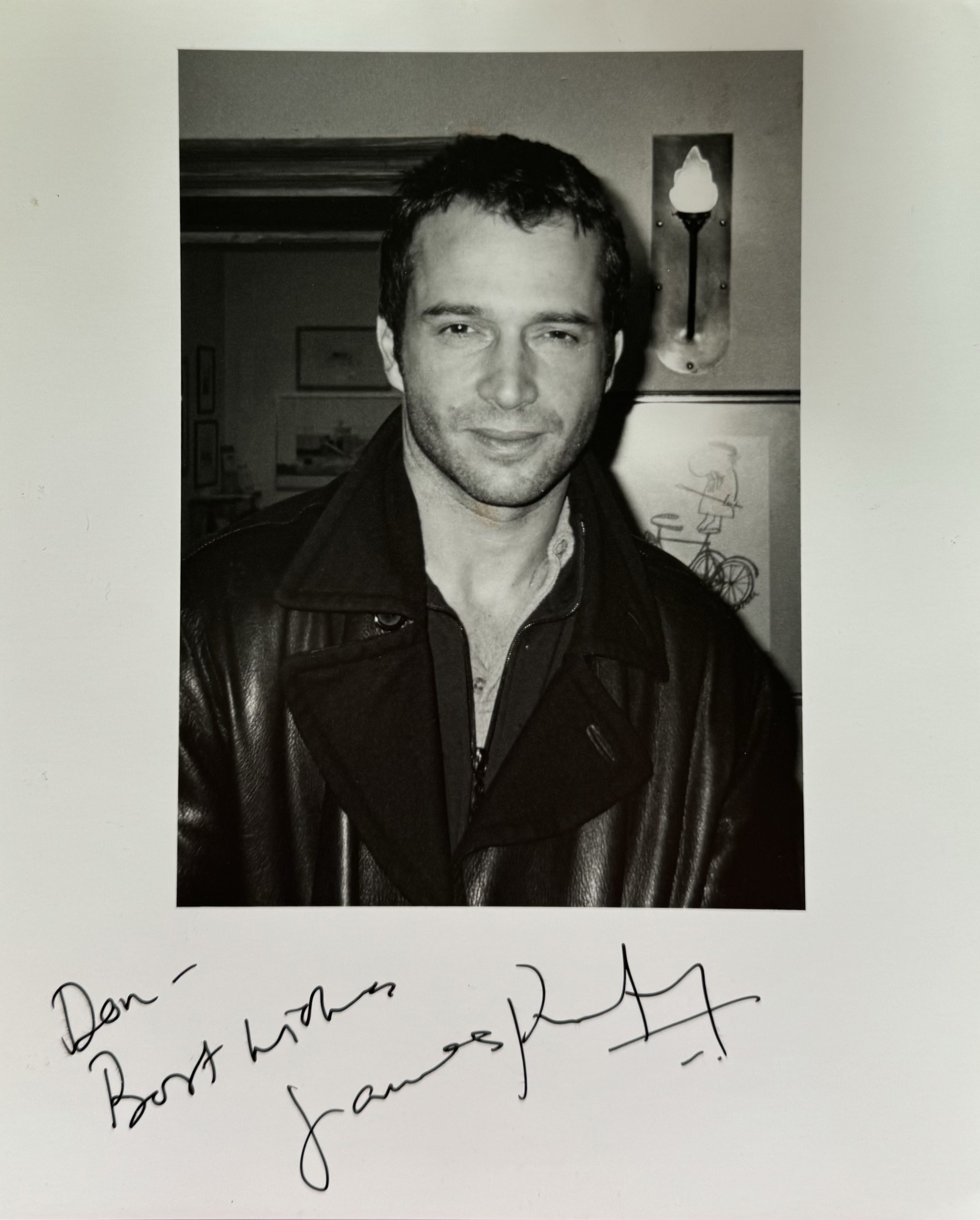 James Purefoy signed 10x8inch black and white photo. Dedicated. Good Condition. All autographs