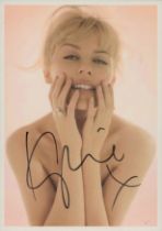 Kylie Minogue, AO OBE signed Promo. Colour Photo. 6x4 Inch. Is an Australian singer, songwriter