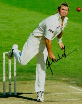 Shane Warne signed Australia cricket legend. Colour Photo 10x8 Inch. Was an Australian international