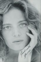 Gabrielle Anwar signed Black and White Photo 6x4 Inch. Is a British actress. Good Condition. All