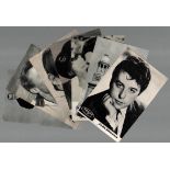 Music 7 Signed Vintage Promo Photos Inc. Chris Andrews, Freddy, Gilbert Becaud, Peggy March, Udo