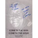 Dave Courtney signed 'Cometh the Man, Cometh the Hour' auction programme for Joey Pyle Sr. dated