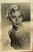 Mai Zetterling signed 6x4inch black and white photo with Doretta Morrow on reverse. Good