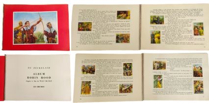 De Beukelaer Complete album with stuck in colour picture cards from Walt Disney's Robin Hood, 47