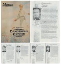 Multi signed Keith Baxter, Jean Boht, Rula Lenska, Susan Penhaligon, Christopher Timothy programme