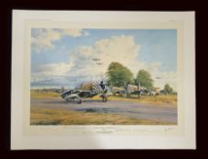 The Mighty Eighth Outward Bound by Robert Taylor Limited Edition Colour Print signed by the Artist