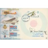 Royal Air Force RAF FDC Signed by J H Freeborn 74 Sqn Battle of Britain Pilot 29 May 1968